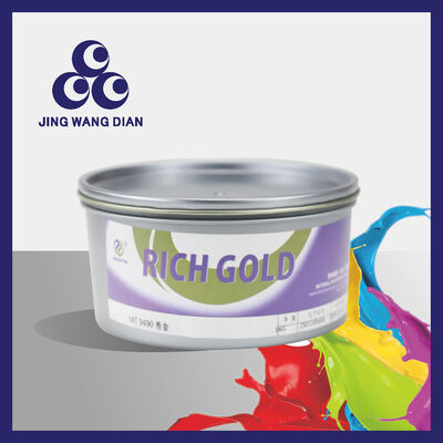 MT Gold Silver Offset Printer Ink High Adhesion Non Oxidizing For Luxury Gift Boxes