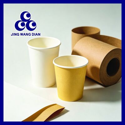 Cup Base Paper (White & Natural) : Food-grade base paper for paper cups, bowls and food containers.